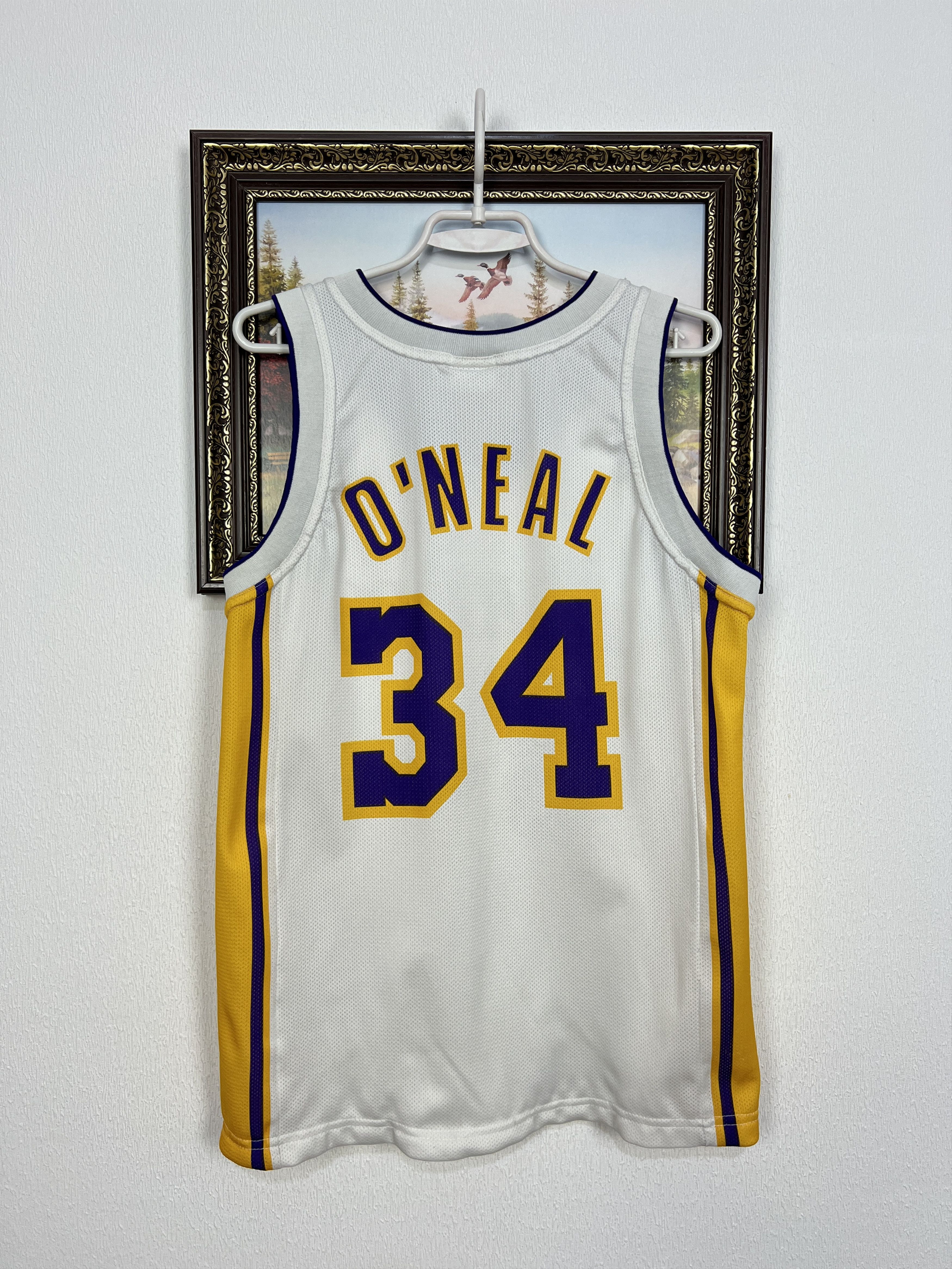Champion Vintage 90's Los Angeles Lakers NBA #34 O'Neal Jersey Rare Size US S / EU 44-46 / 1 - 8 Thumbnail