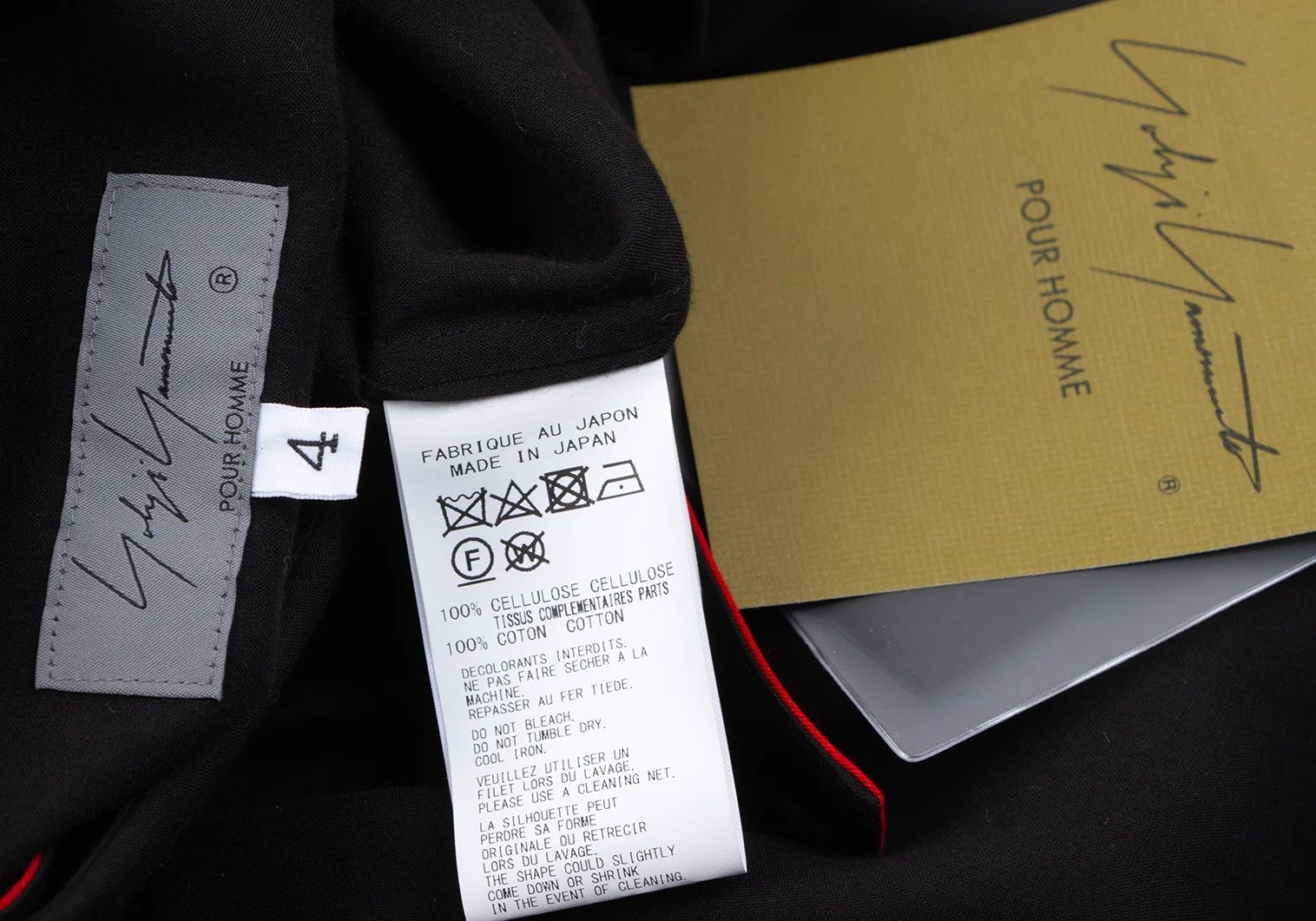 Yohji Yamamoto Yohji Yamamoto Bi-Color Collar Shirt Size US XL / EU 56 / 4 - 16 Thumbnail