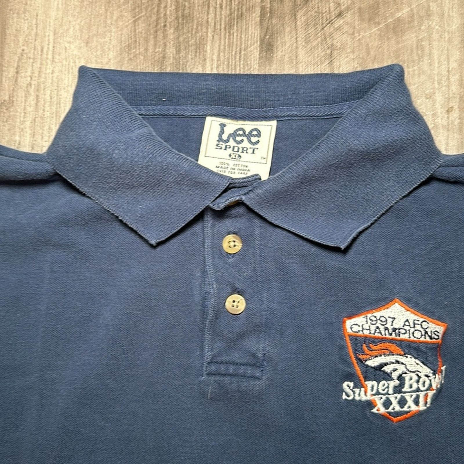 Lee Denver Broncos Vintage Lee Sport Polo - XL Size US XL / EU 56 / 4 - 6 Thumbnail