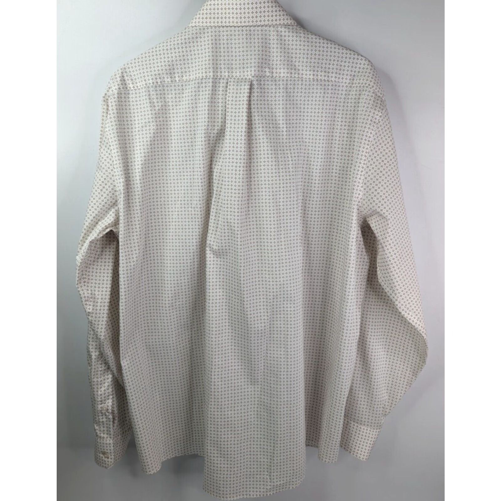 Stafford Stafford Shirt Men XL Beige Button Long Sleeve Casual Workwear 17-17.5 Pattern Check Collared Shirt Beds? Size US XL / EU 56 / 4 - 3 Thumbnail