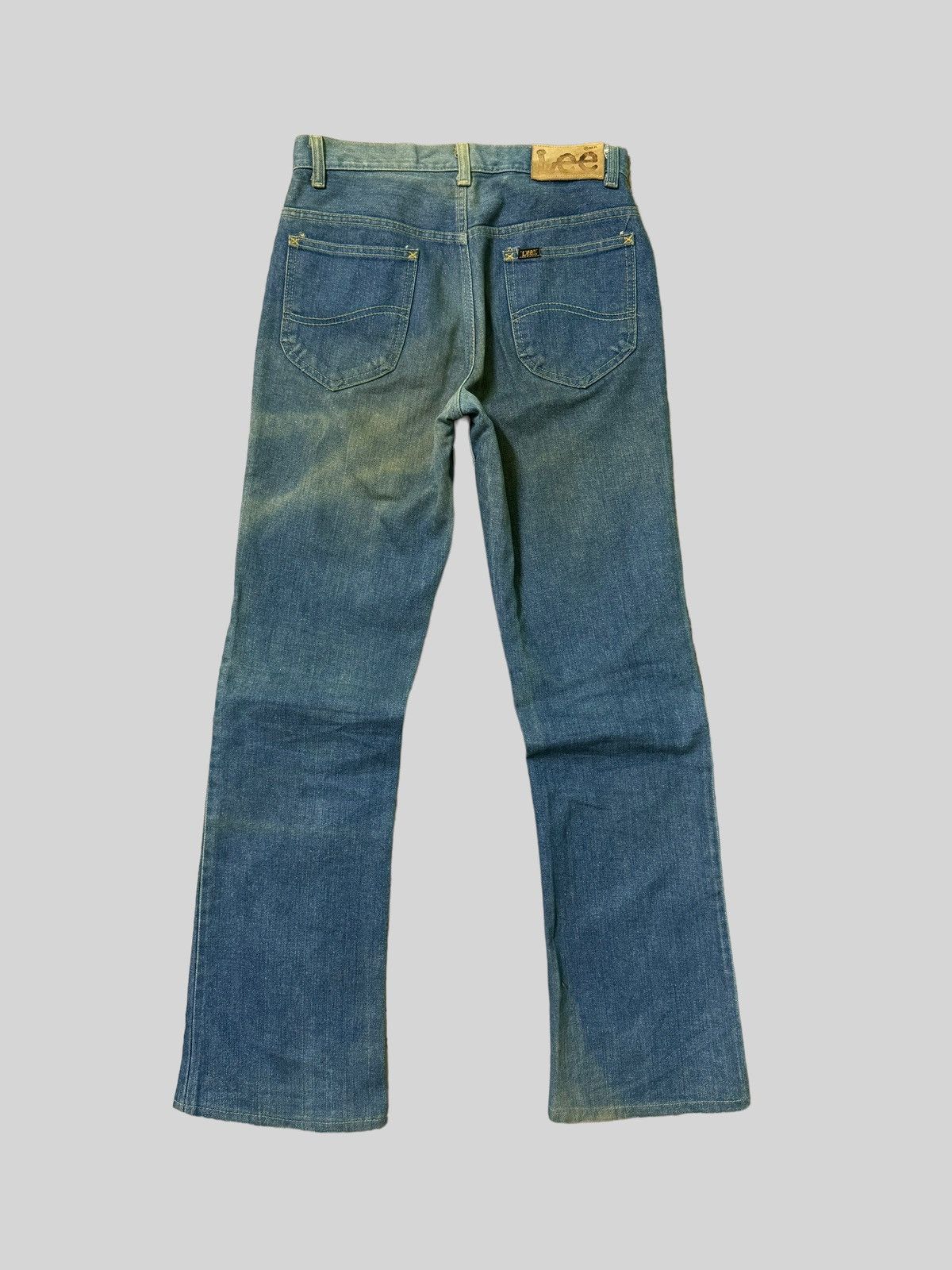 Lee Vintage Flared Lee Raider Talon Zipper Faded Denim Size US 28 / EU 44 - 1 Thumbnail