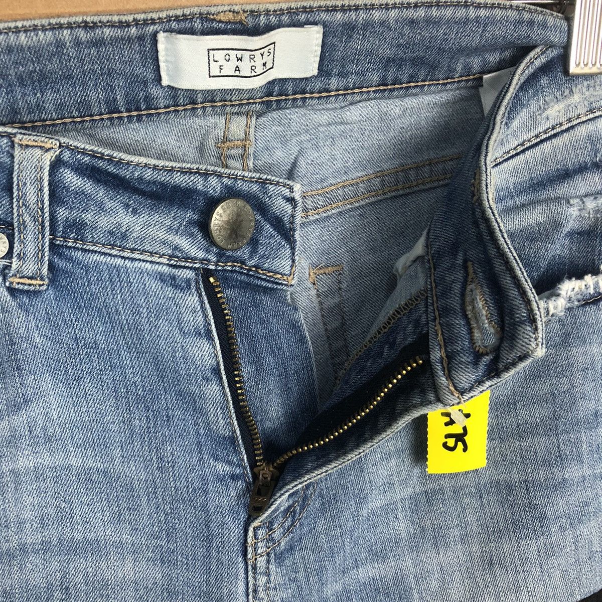 LOWRYS FARM Lowrys Farm sashiko patchwork Blue Denim Pants #A75 Size US 30 / EU 46 - 15 Thumbnail