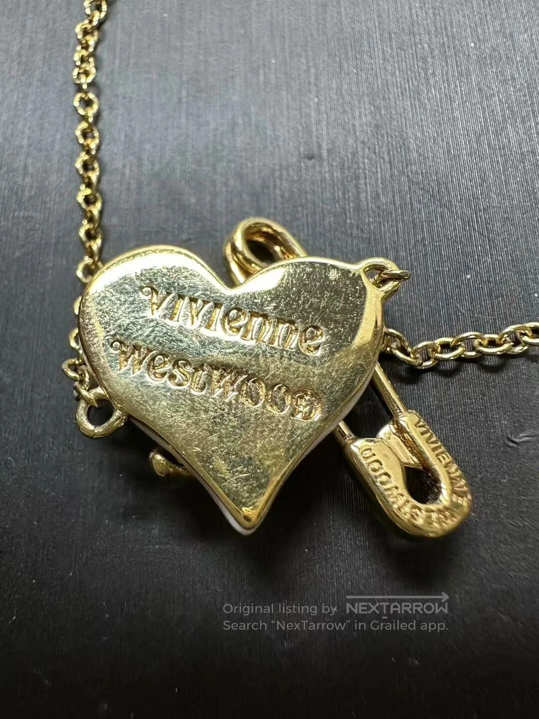 Vivienne Westwood Vivienne Westwood Heart Brooch Pearl Bracelet. Size ONE SIZE - 7 Thumbnail
