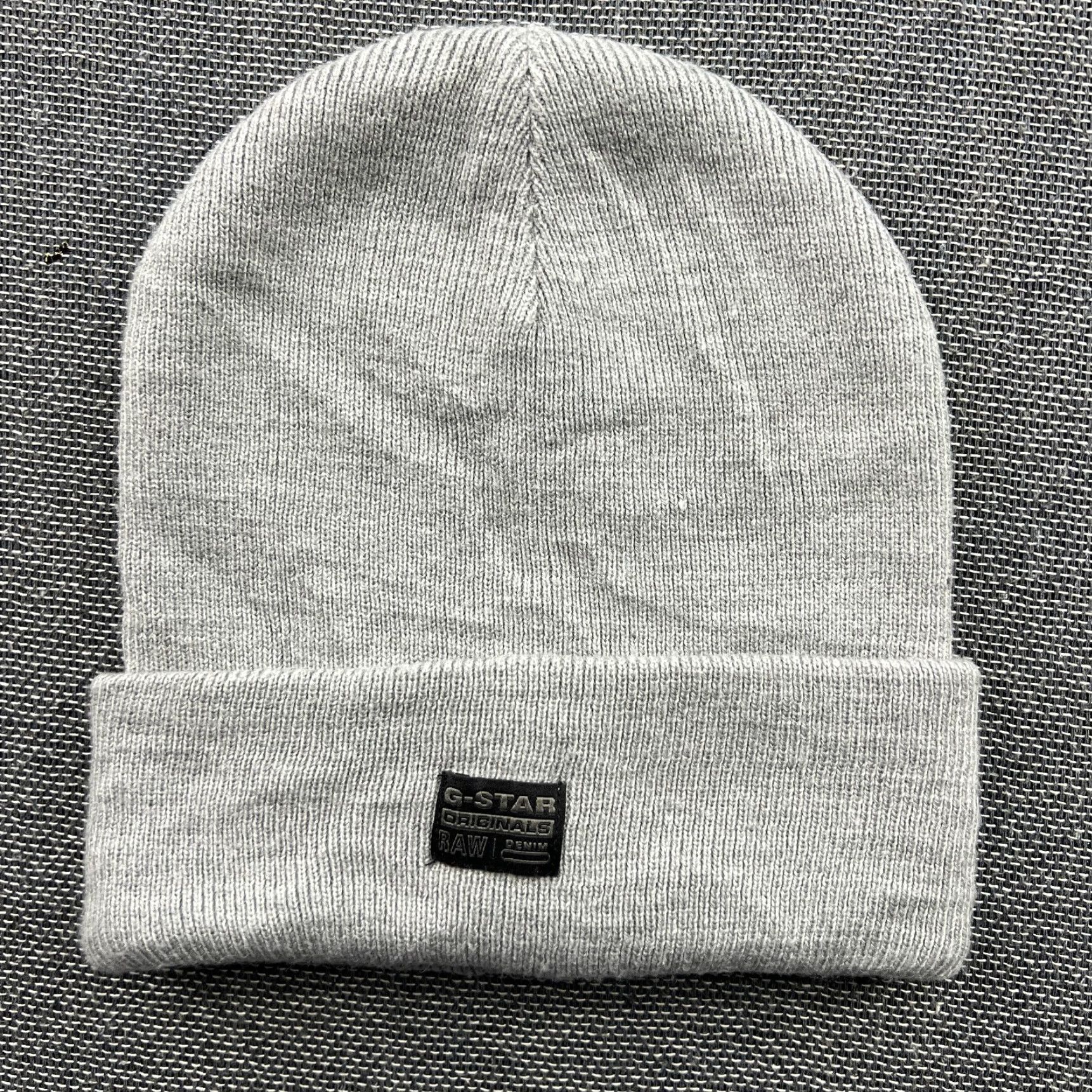 G-Star G-Star Gray Beanie Unisex Adults One Size OSFA Cuffed Stretch Knitted Size ONE SIZE - 2 Thumbnail