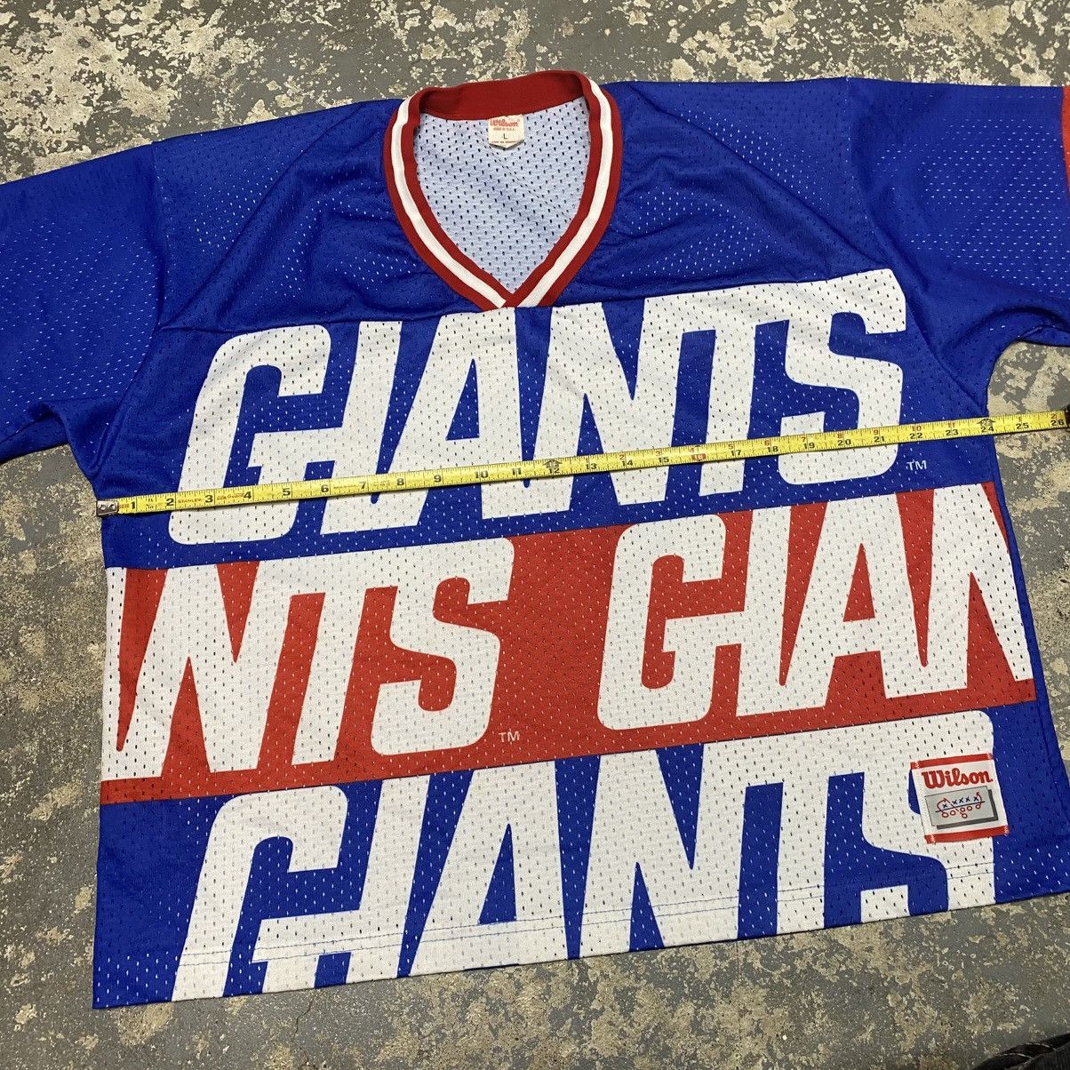 NFL × Vintage Vintage New York Giants Cropped Mesh Wilson Jersey NY 90s US Size US L / EU 52-54 / 3 - 9 Thumbnail