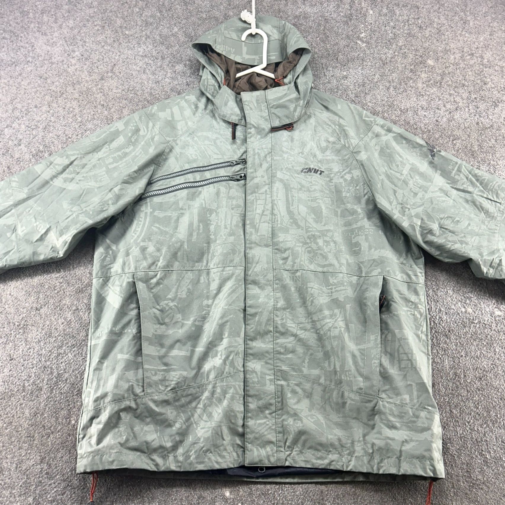 Vintage Columbia Jacket Mens L Green Grey Parka Hooded Convert Snowboard Omni Tech Ski Jacket Size US L / EU 52-54 / 3 - 3 Thumbnail