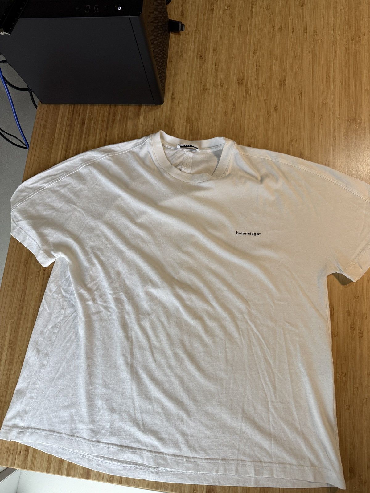 Balenciaga Balenciaga Basic Mini Small Logo tee tshirt Archetype 2016 Size US XS / EU 42 / 0 - 1 Thumbnail