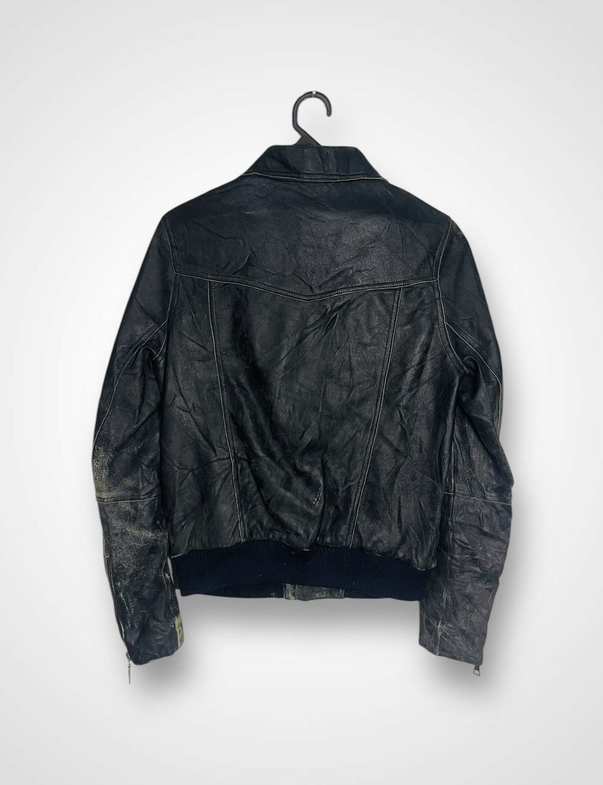 Japanese Brand × URBAN RESEARCH DOORS Urban Research Distressed Leather Jacket (20) Size US S / EU 44-46 / 1 - 2 Thumbnail