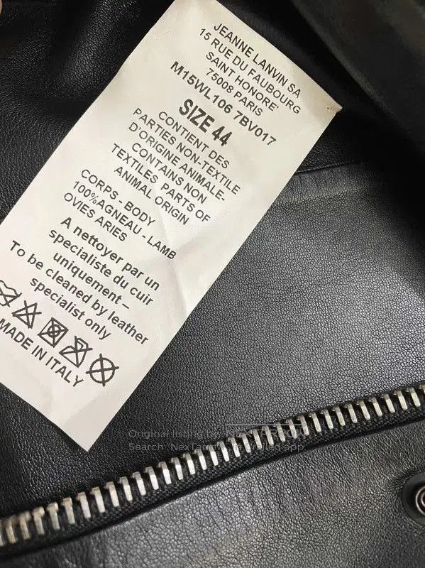 Lanvin Lanvin Black Leather Sleeveless Men's Outerwear . Size US XS / EU 42 / 0 - 5 Thumbnail