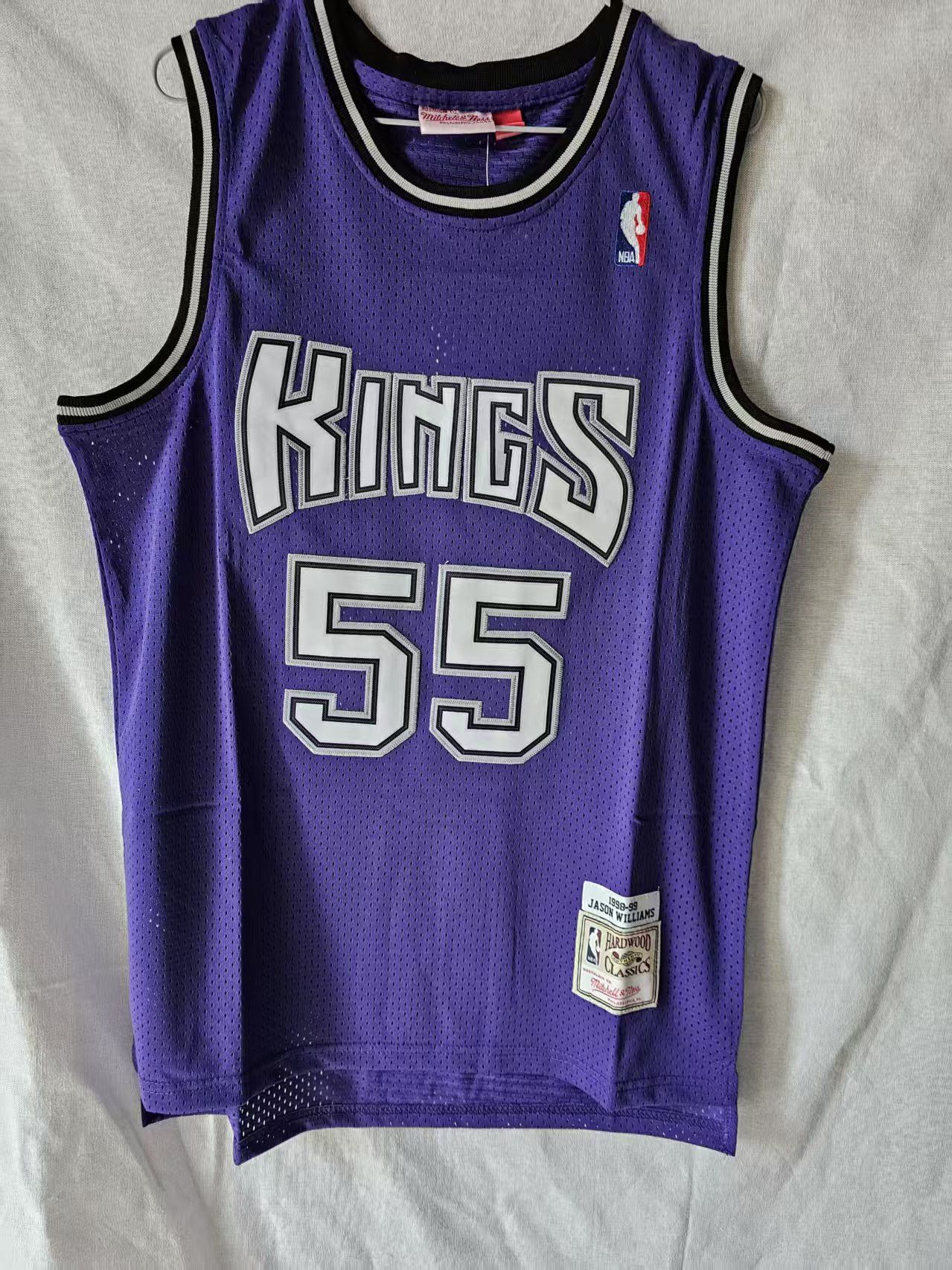 NBA　KINGS ジェイソン・ウィリアムス WILLIAMS 55 ユニホーム Vintage Jason Williams Sacramento Kings Champion Jersey #55