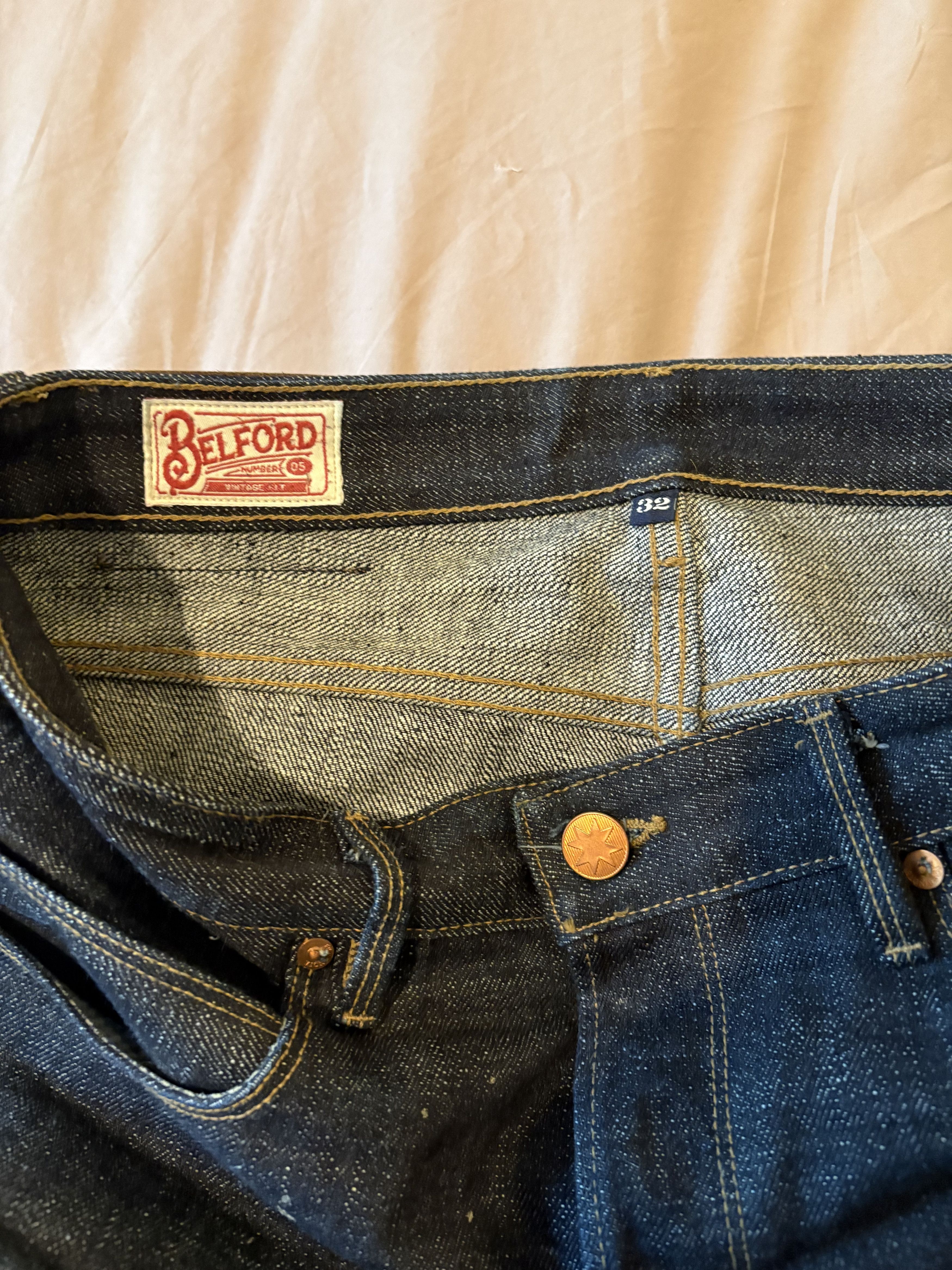 Freenote Cloth Belford 17 oz Slub Size US 32 / EU 48 - 3 Thumbnail