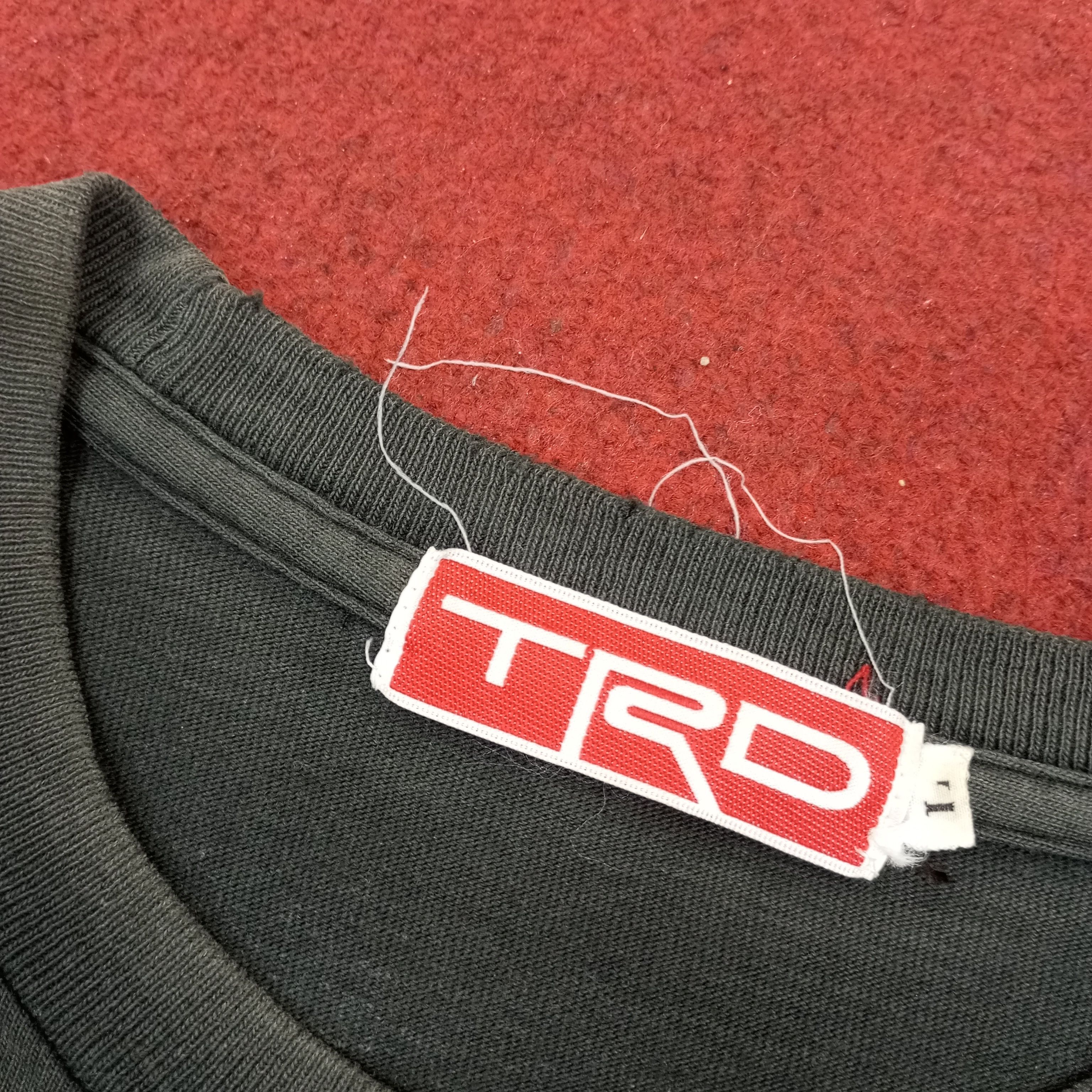 Japanese Brand × Vintage TRD Racing Development Japanese Toyota Motorsports Tshirt Size US L / EU 52-54 / 3 - 6 Thumbnail