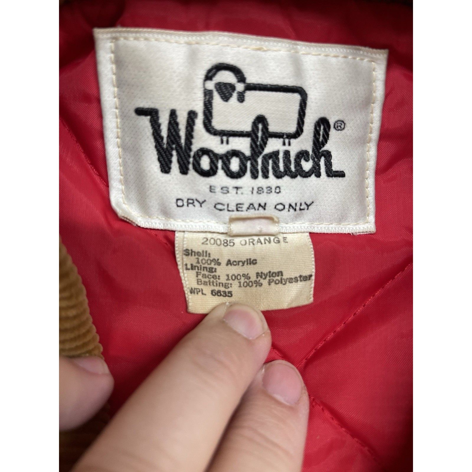 Other VINTAGE WOOLRICH BLAZE ORANGE HUNTING CHORE ZIP JACKET XL 19 Size US XL / EU 56 / 4 - 7 Thumbnail