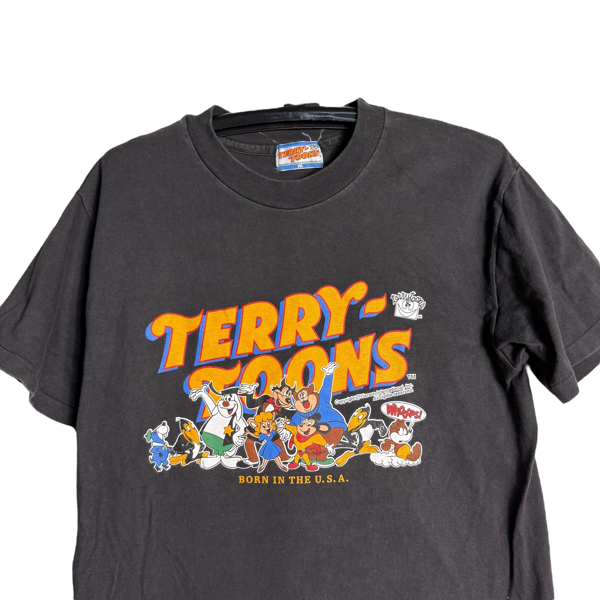 Cartoon Network 🔥RARE🔥Vintage Terry-Toons TV Series T-shirt Single Stich Size US M / EU 48-50 / 2 - 2 Thumbnail