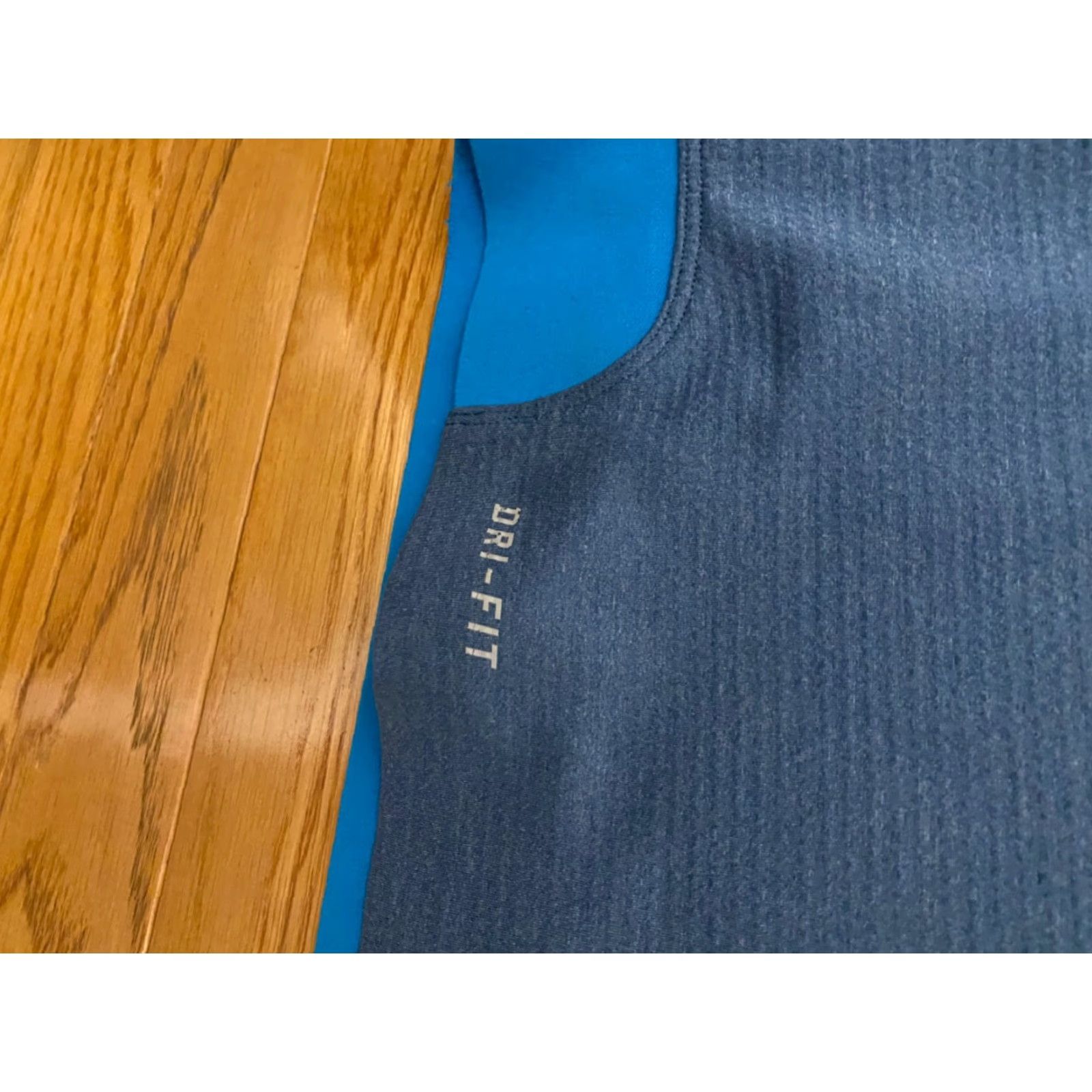 Nike Nike Jacket Mens XXL Tiger Woods VNeck Quarter Zip Golf Blue Sports Dri-FIT Pullover Pullover Shirt Long Sleeve Casual Activewear Logo Zipper Modern Size US XXL / EU 58 / 5 - 4 Thumbnail