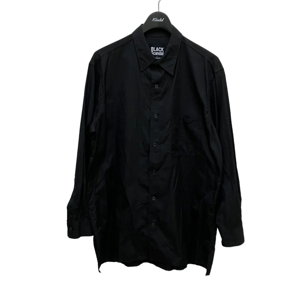 image of Yohji Yamamoto Staff Shirt in Black, Men's (Size Medium)
