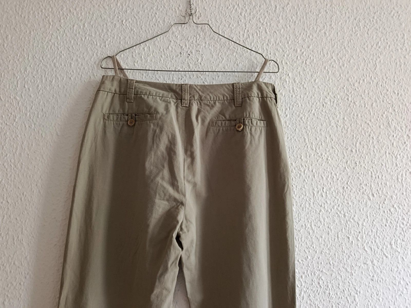 Helmut Lang Archive 90s pants M/44 khaki vintage treated Size US 28 / EU 44 - 4 Thumbnail