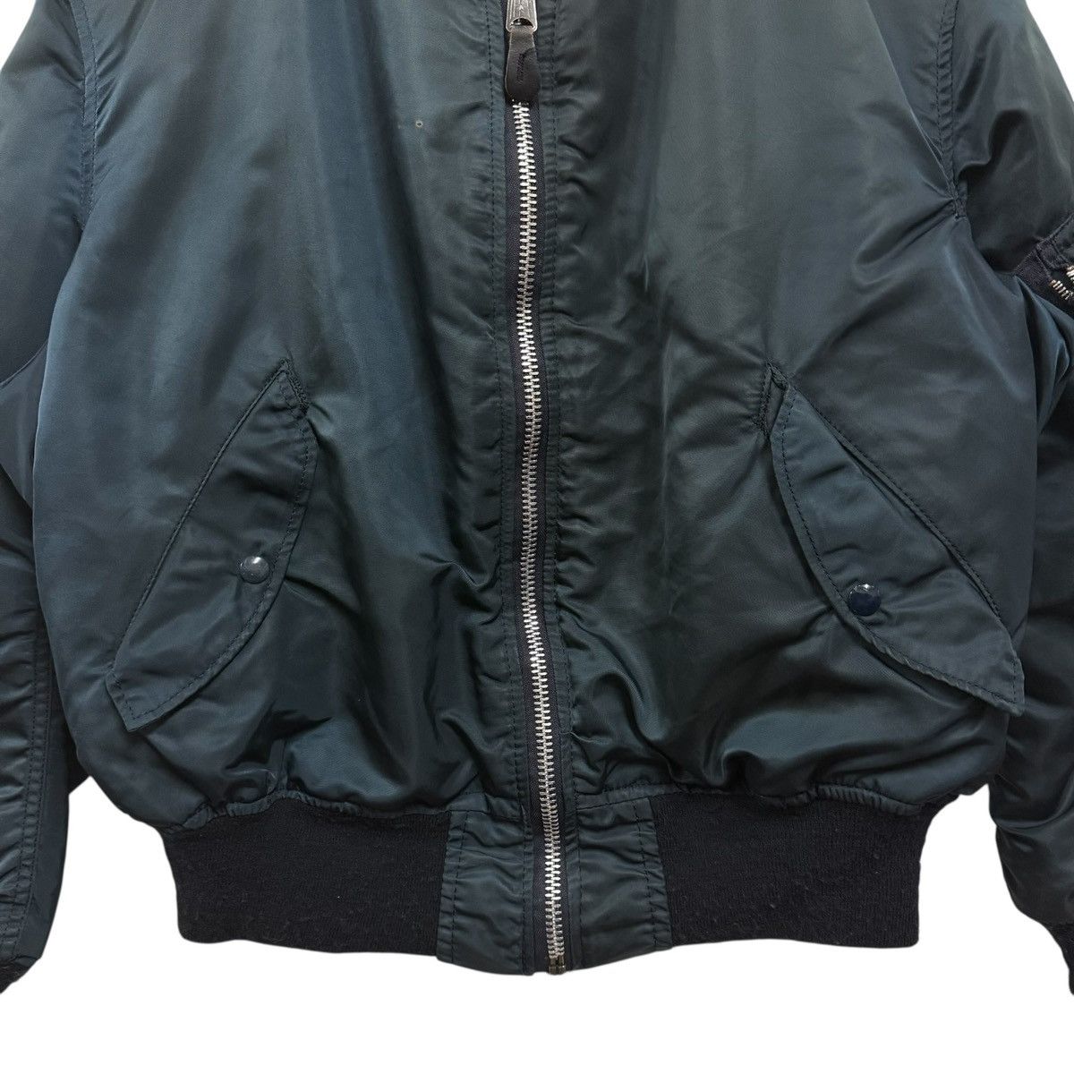 Alpha Industries Vintage Alpha Industries Ma1 Bomber Jacket Reversible Size US XXL / EU 58 / 5 - 4 Thumbnail