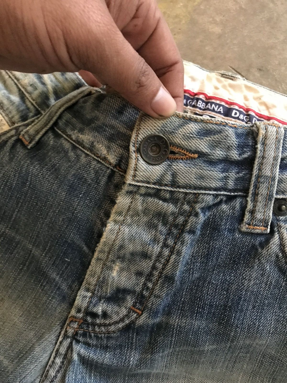 Dolce & Gabbana Vintage Dolce & Gabanna Distress Denim Size US 32 / EU 48 - 6 Thumbnail