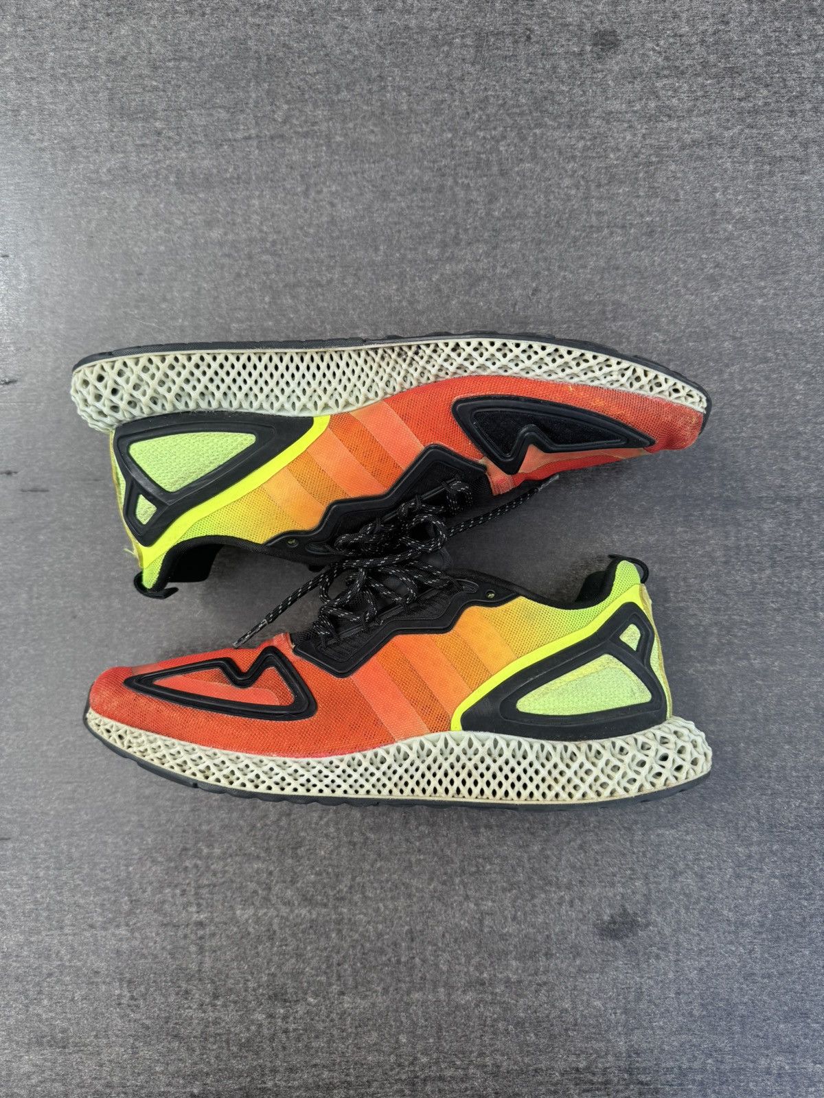 Adidas Adidas ZX 2K 4D Gradient Neon Size US 9.5 / EU 42-43 - 3 Thumbnail