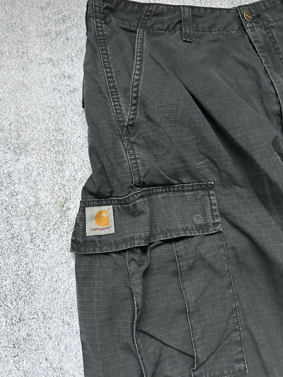 Carhartt Carhartt Cargo Shorts Black Logo Size US 32 / EU 48 - 5 Thumbnail