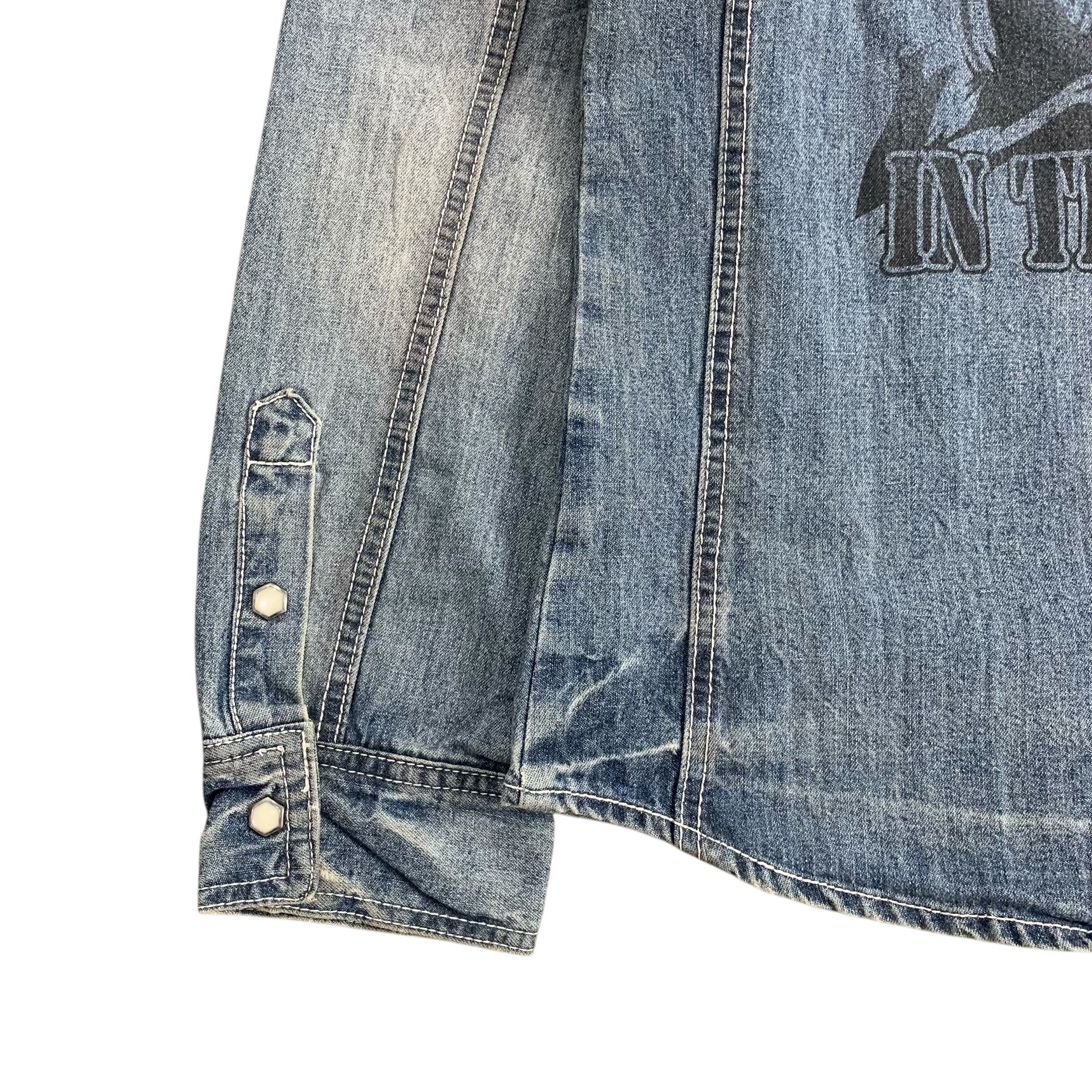 If Six Was Nine × Japanese Brand × Le Grande Bleu (L.G.B.) In The Attic “Rocker Heaven” Cambray Shirt Size US M / EU 48-50 / 2 - 3 Thumbnail