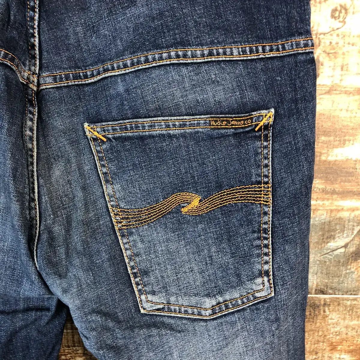 Nudie Jeans DLL Nudie vintage faded Jeans Blue Denim Pants #C138 Size US 32 / EU 48 - 7 Thumbnail
