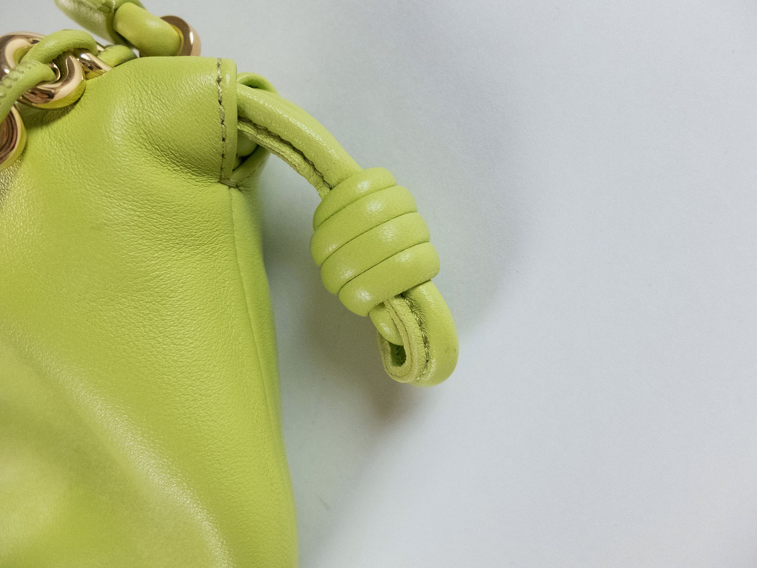 Loewe LOEWE Flamenco anise green mini leather purse bag Size ONE SIZE - 7 Thumbnail