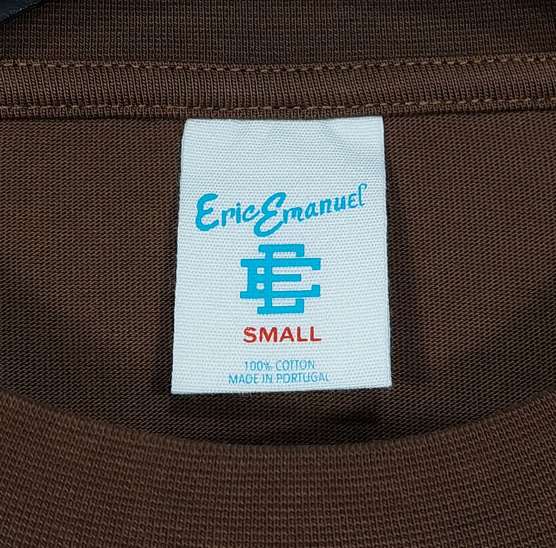 Eric Emanuel EE long sleeve tshirt - brown / white S Size US S / EU 44-46 / 1 - 3 Thumbnail