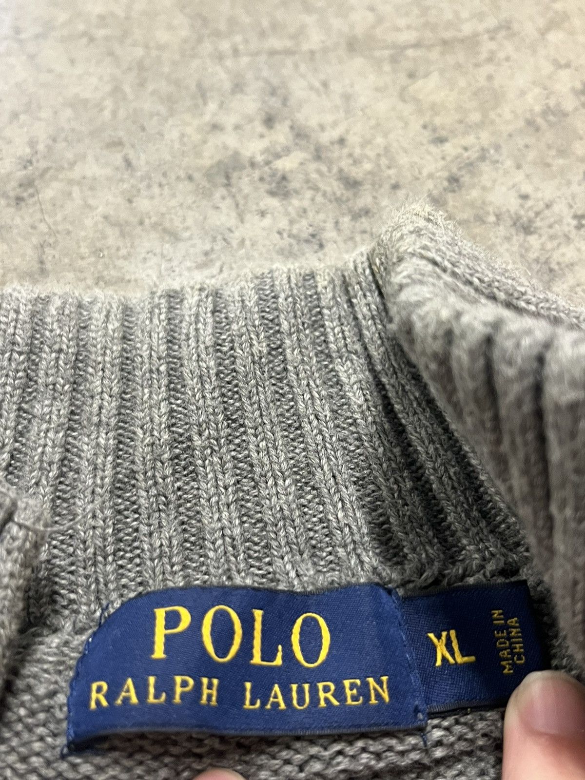 Polo Ralph Lauren × Vintage Polo Ralph Lauren vintage 1/4th zip knit sweater preppy hype Size US XL / EU 56 / 4 - 7 Thumbnail