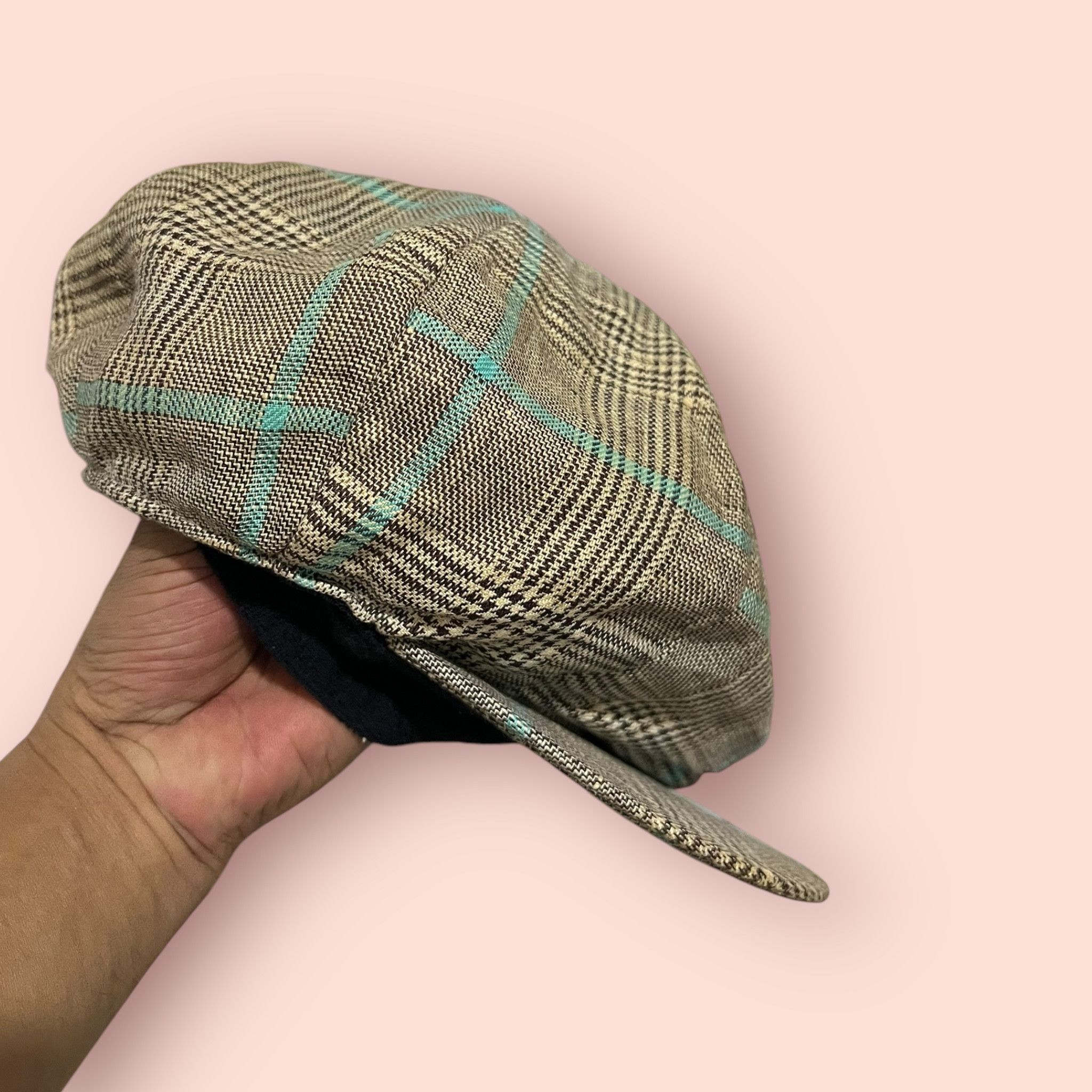 Japanese Brand × Vintage VINTAGE PLAID NEWSBOY HAT JAPAN Size ONE SIZE - 2 Thumbnail