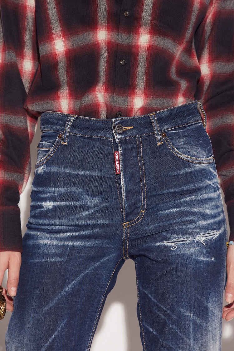Dsquared2 🔥 DSQUARED2 DAISY EMBROIDERED JEANS Y2K COOL GUY VIBES Size US 34 / EU 50 - 3 Thumbnail