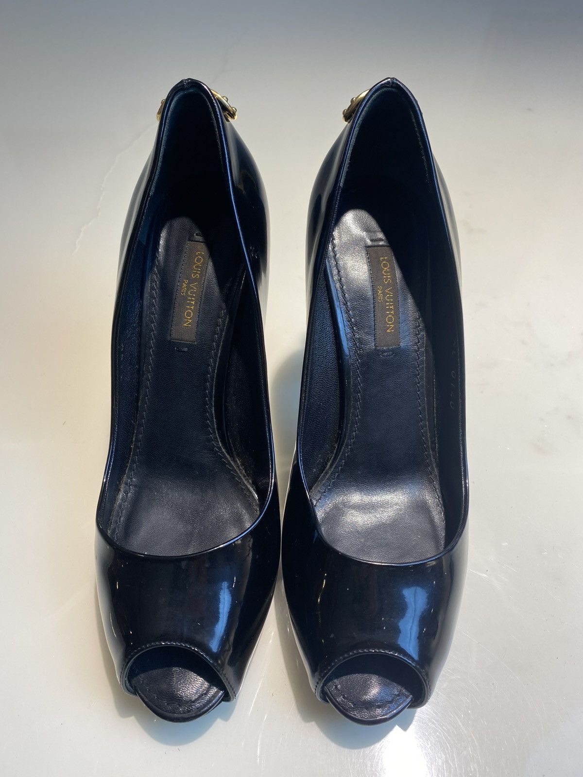 Louis Vuitton LV Oh Really! Peep Toe Heels 35 Size US 5 / IT 35 - 2 Thumbnail