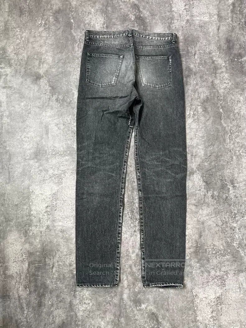 Saint Laurent Paris Saint Laurent Paris Patchwork Logo Denim Pants Size US 32 / EU 48 - 8 Thumbnail