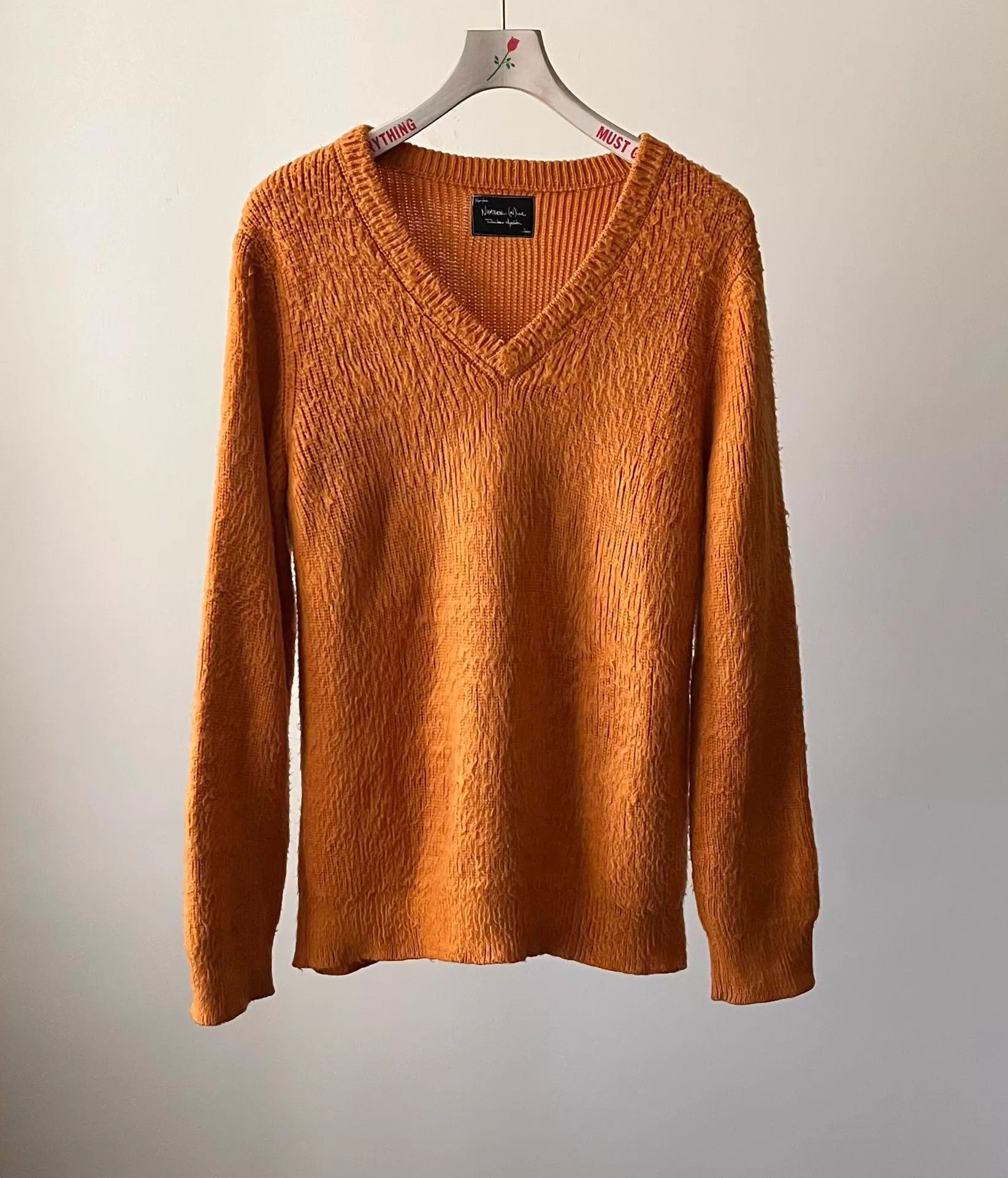 “NUMBER (N)INE” 09AW Vneck knit Number (N)ine Number nine Vneck Wool Sweater | Grailed