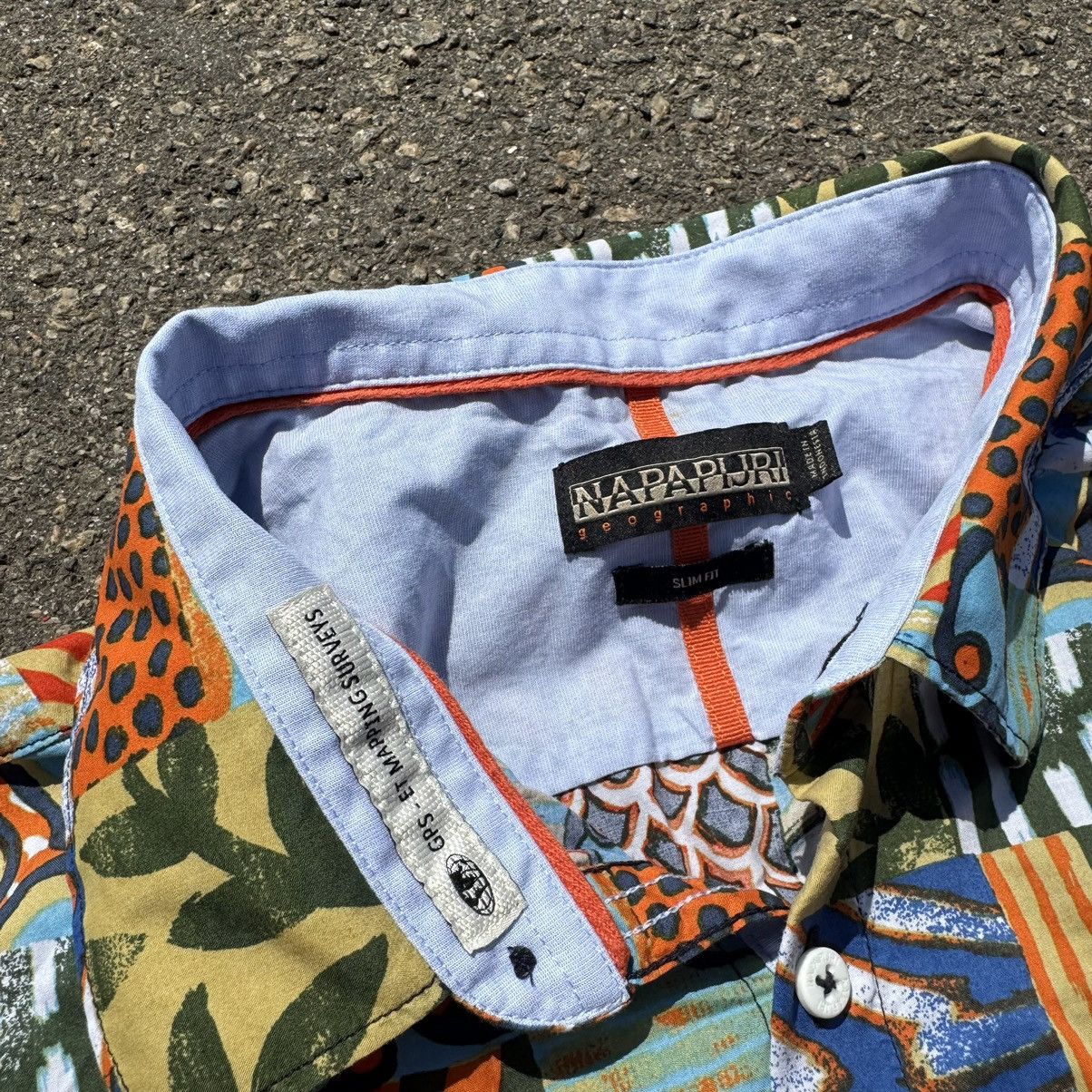 Napapijri × Vintage vintage 90s shirt napapijri monogrammed rare streetwear y2k Size US XL / EU 56 / 4 - 4 Thumbnail