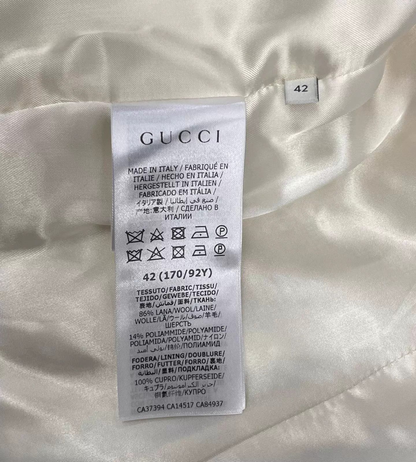 Gucci Gucci Ivory Short Chanel-style Cream White Jacket Size M / US 6-8 / IT 42-44 - 6 Thumbnail