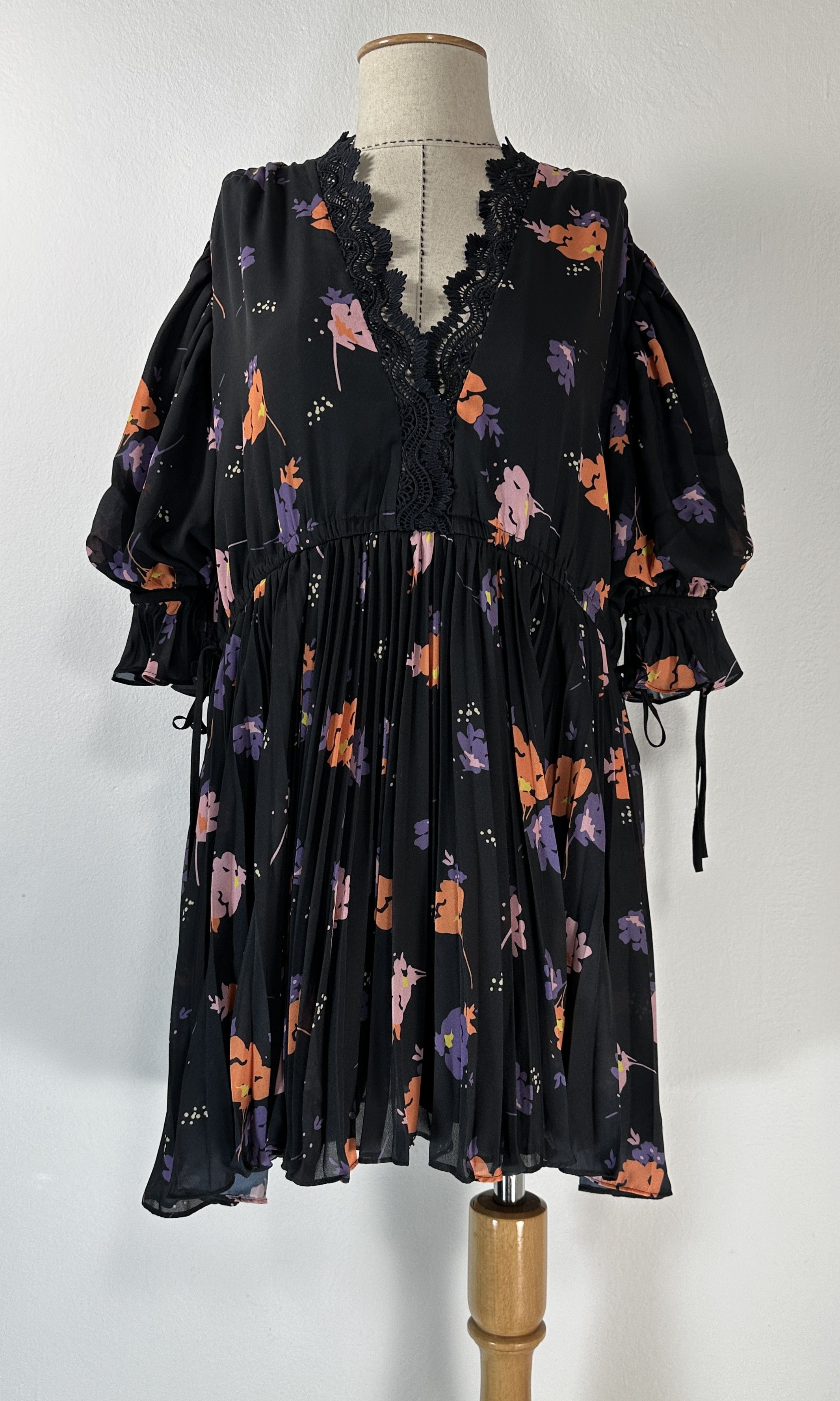 Self-Portrait Midi Dress Floral Size M / US 6-8 / IT 42-44 - 1 Thumbnail