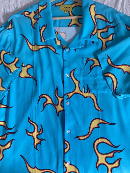 Golf flame hot sale button up