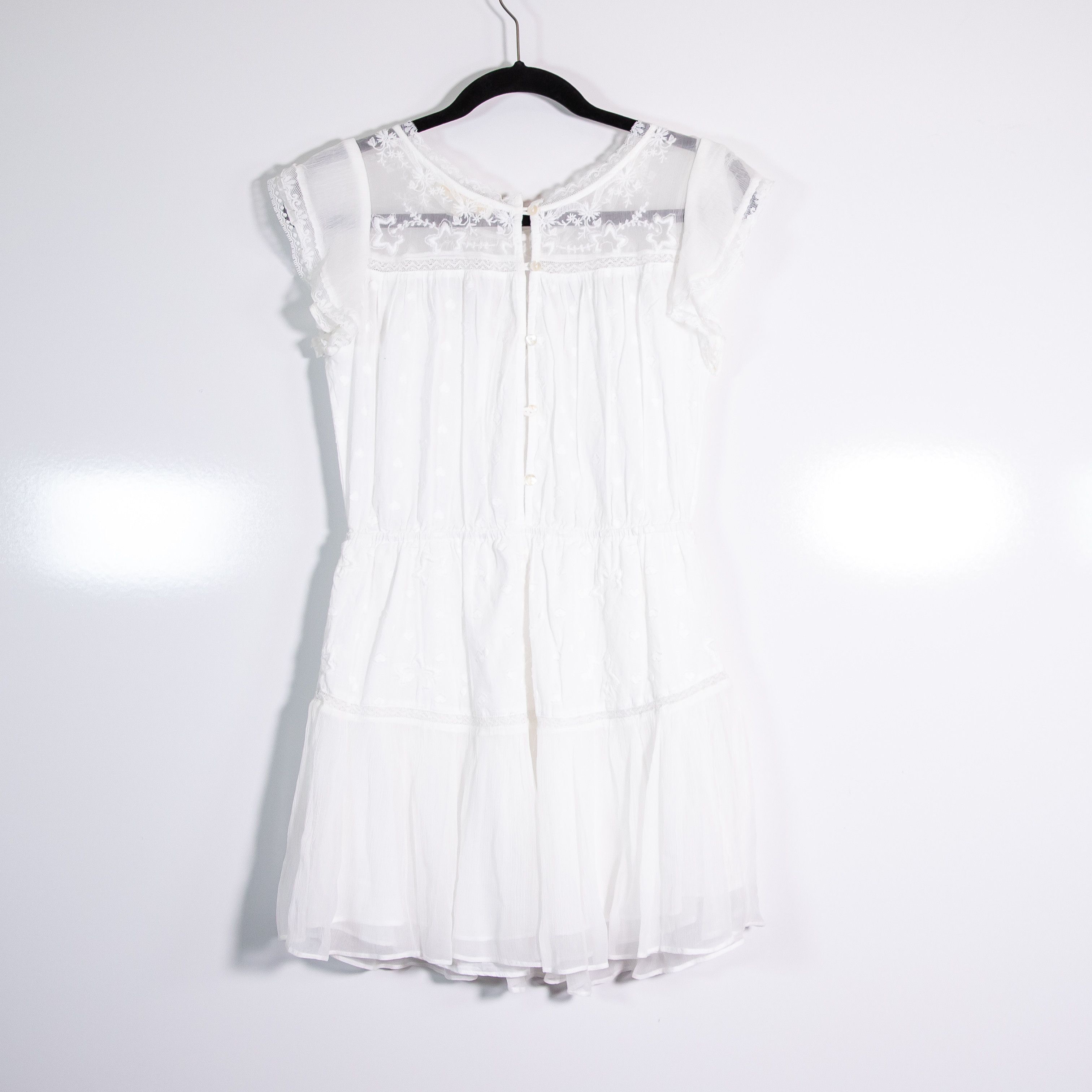 LoveShackFancy LoveShackFancy Barnes Cotton Sheer Size XS / US 0-2 / IT 36-38 - 4 Thumbnail