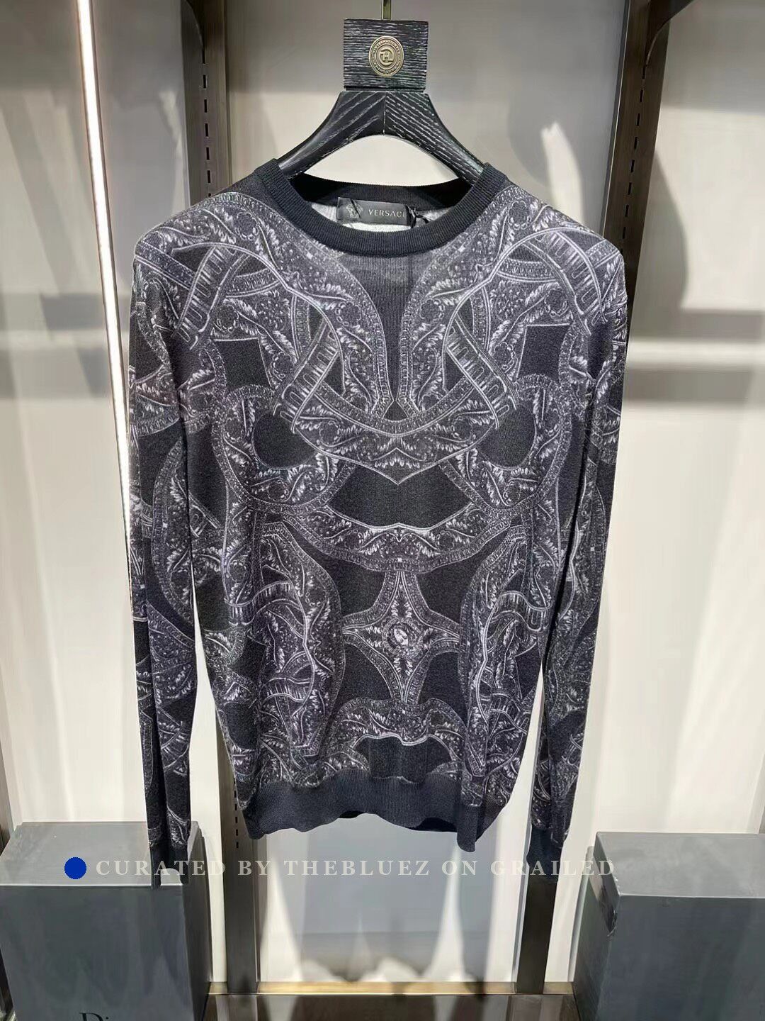 Versace Versace Main Line Silk Wool Sweater 48 Size US M / EU 48-50 / 2 - 1 Thumbnail
