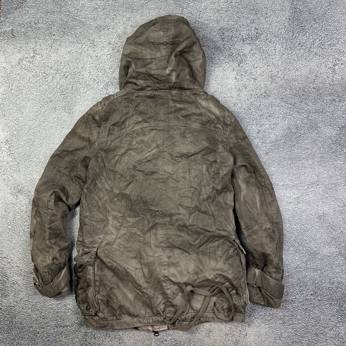 Allsaints AllSaints Parka Jacket Gray Faded Avant Garde Size US M / EU 48-50 / 2 - 2 Thumbnail