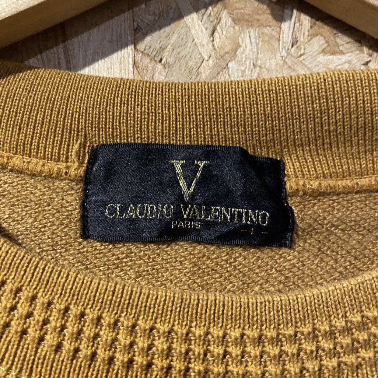 Valentino × Vintage Vintage Claudio Valentino sweatshirt Size US L / EU 52-54 / 3 - 7 Thumbnail