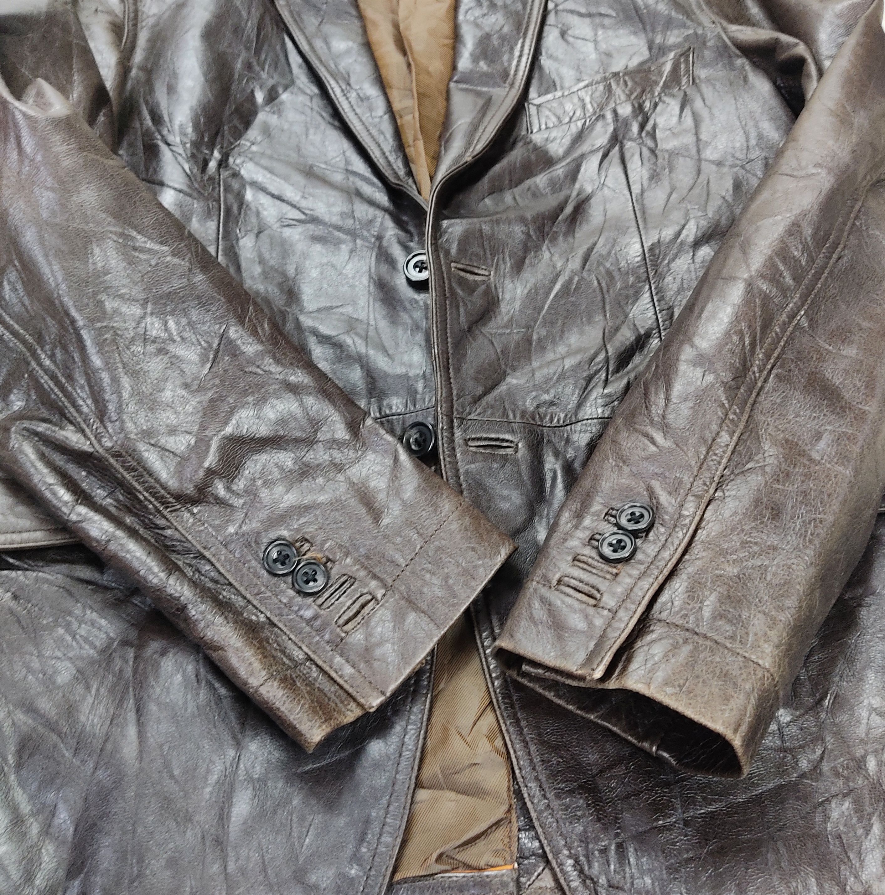 Restricted RESTRICT by ABX Cowhide Classic 2 Buttons Blazer Jacket Size US S / EU 44-46 / 1 - 11 Thumbnail