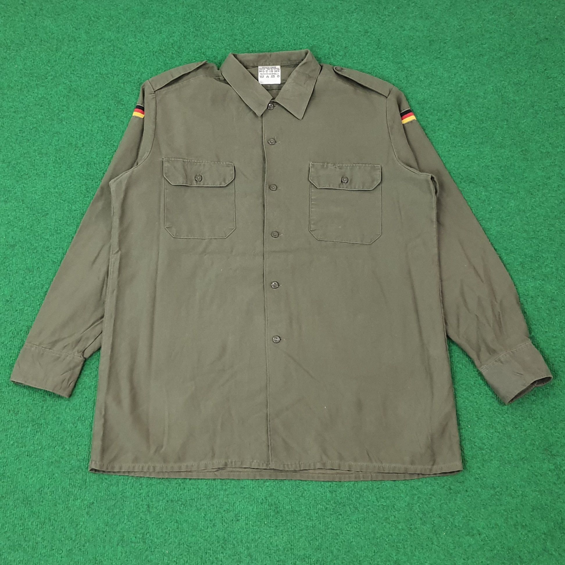 Vintage Vintage Berker GMBH Germany Custom Button Up Shirt C223N55 Size US L / EU 52-54 / 3 - 3 Thumbnail