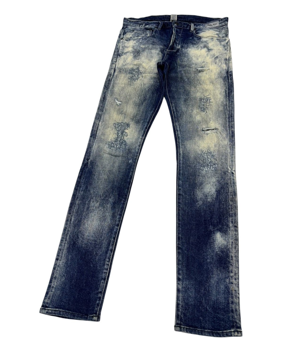 Le Grande Bleu (L.G.B.) ACID WASH LGB NUMBER NINE STYLE TERRA NULL DISTRESSED DENIM Size US 31 - 5 Thumbnail