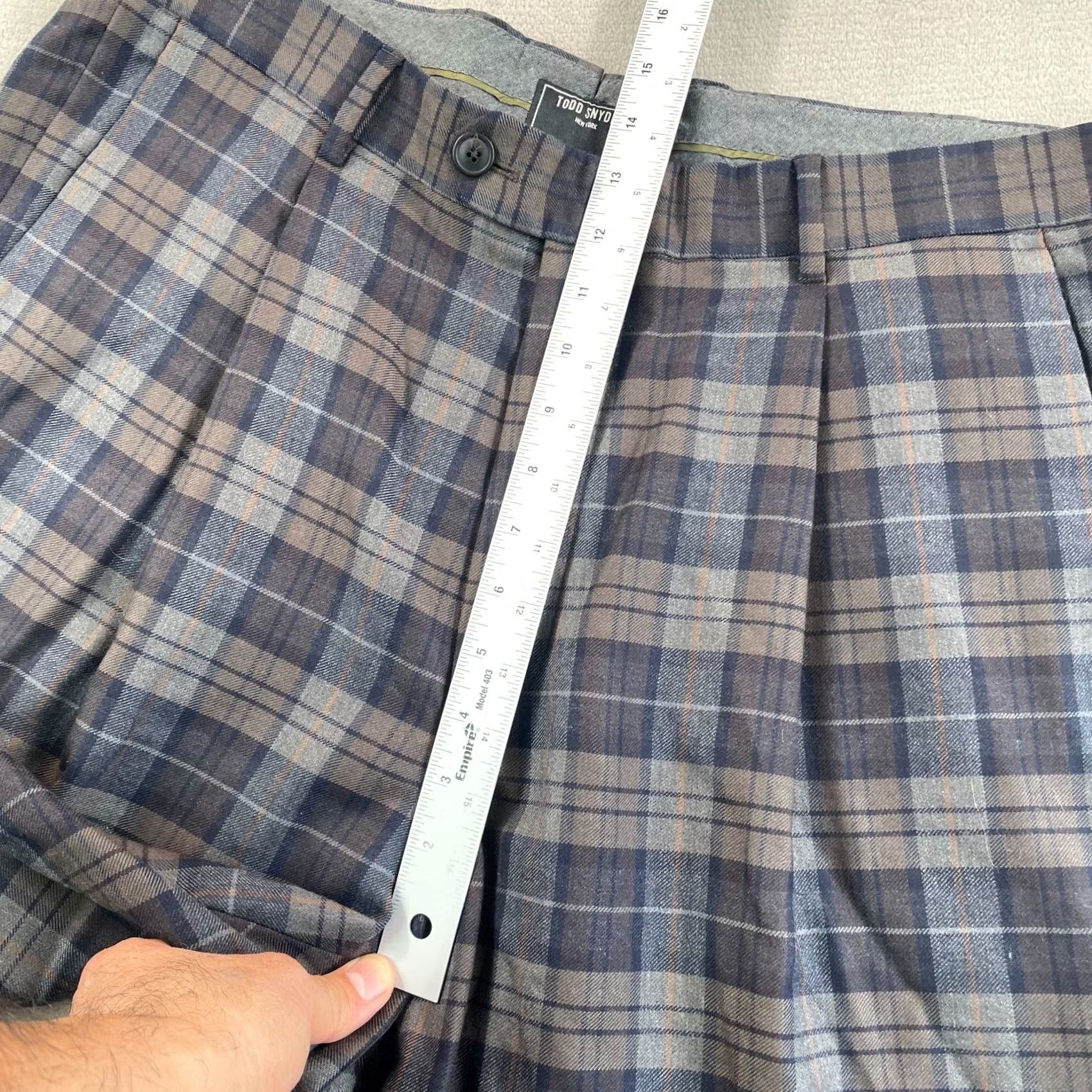 Todd Snyder Todd Snyder Trousers Men 36x29 Multi Plaid 100% Wool Pleated Cuffed NWOT 98 Size US 36 / EU 52 - 7 Thumbnail
