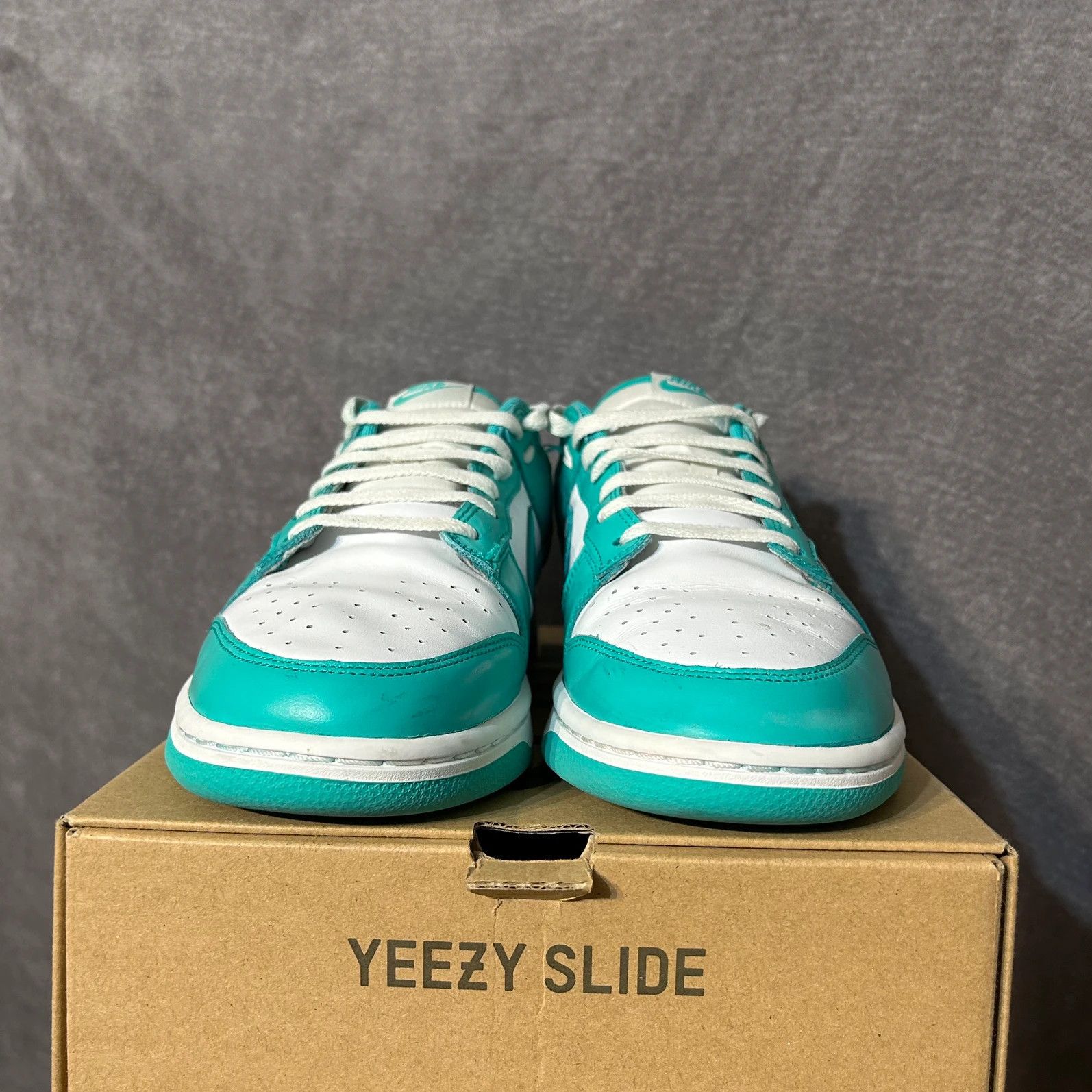Nike Nike Dunk Low Retro White Clear Jade Bttys sneakers Size US 12 / EU 45 - 5 Thumbnail