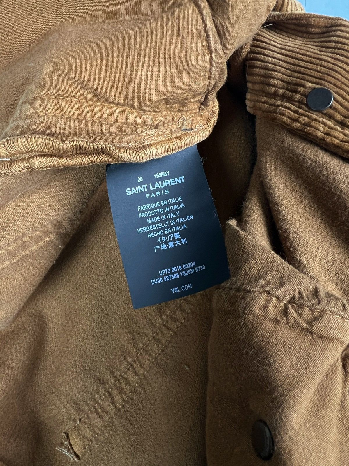 Saint Laurent Paris Seint Laurent Corduroy Velvet Pants Size 28 Size 28" / US 6 / IT 42 - 8 Thumbnail