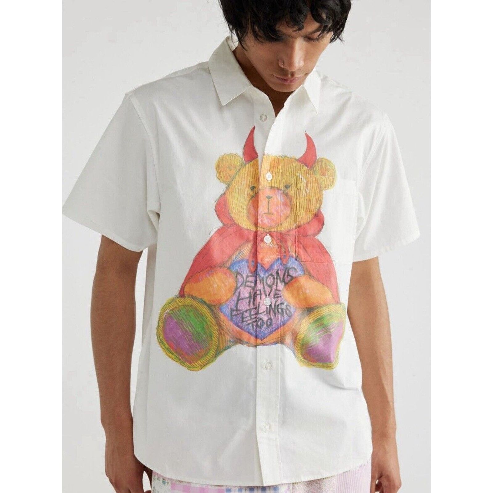 Teddy Fresh Teddy Fresh Big Bear Button Down Shirt Size Small New Demon Size US S / EU 44-46 / 1 - 5 Thumbnail